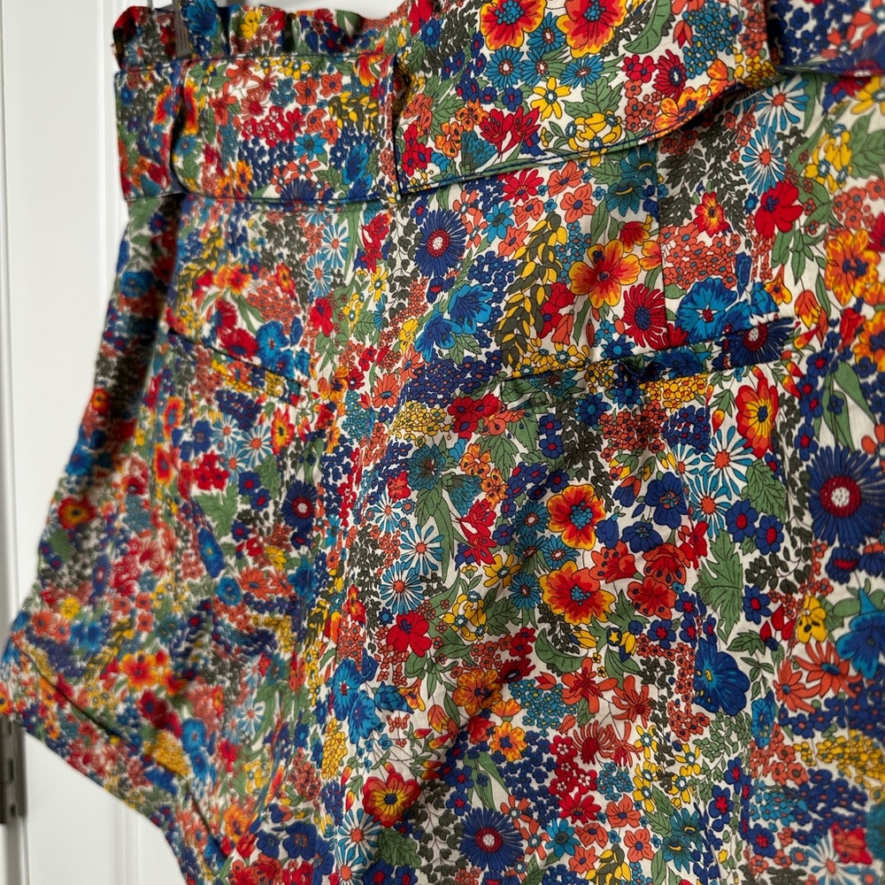 J. Crew Multicolor Floral High Waist Shorts in Liberty Fabric - Picture 5 of 8